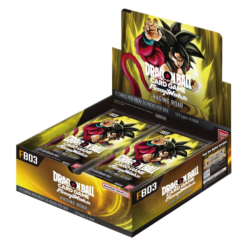 Dragon Ball Super Card Game: Fusion World – Raging Roar Booster Box [FB03]