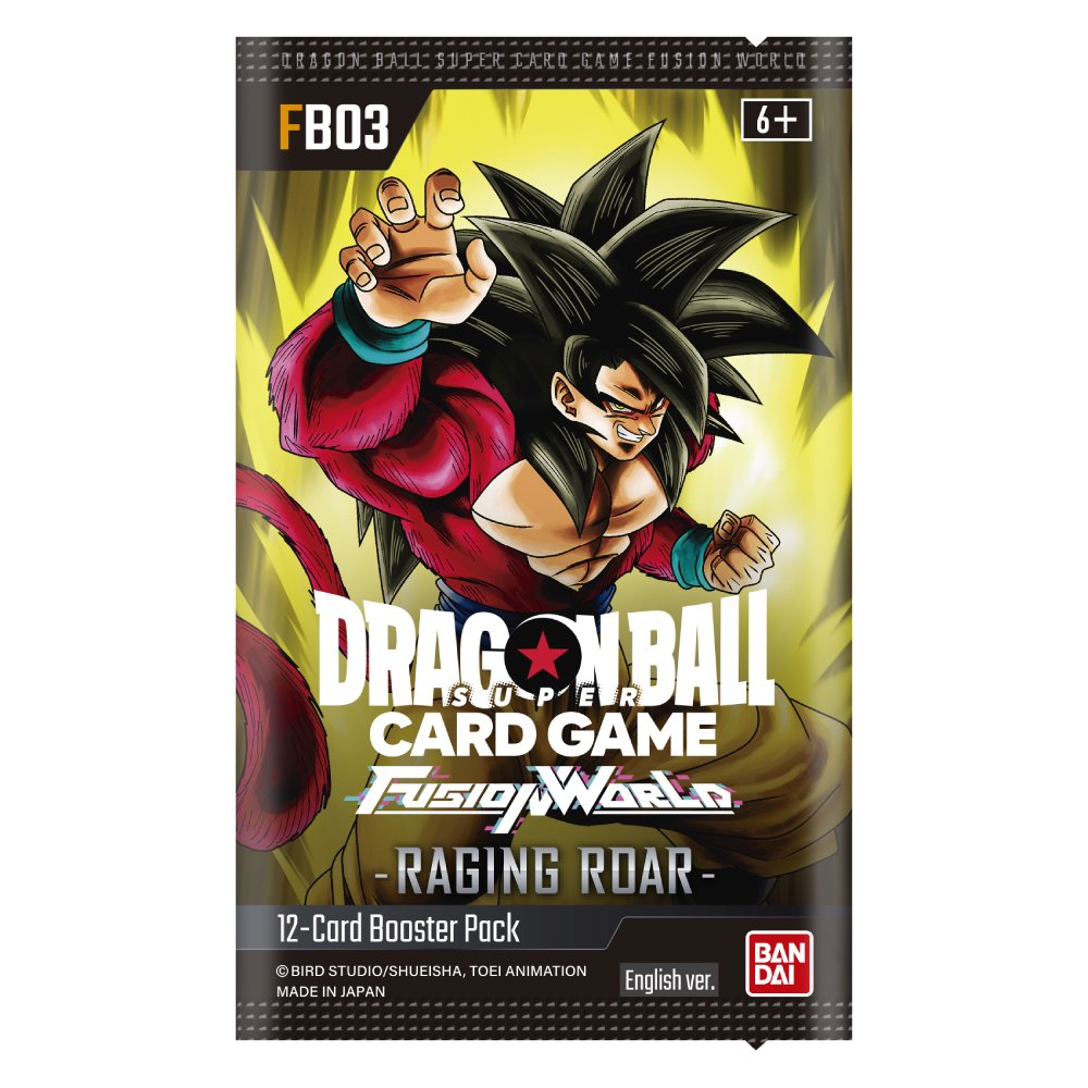 Dragon Ball Super Card Game: Fusion World – Raging Roar Booster Box [FB03]