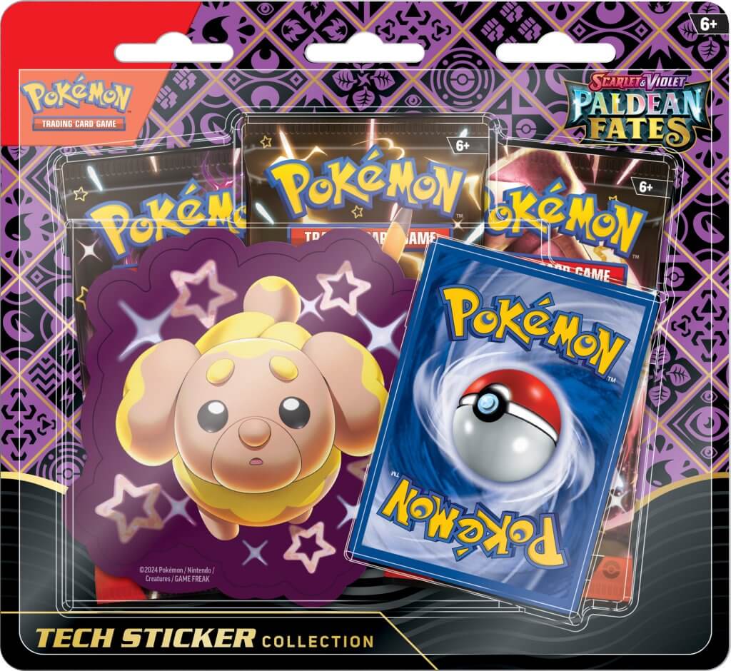 POKEMON TCG - Paldean Fates Tech Sticker Collection(Fidough)