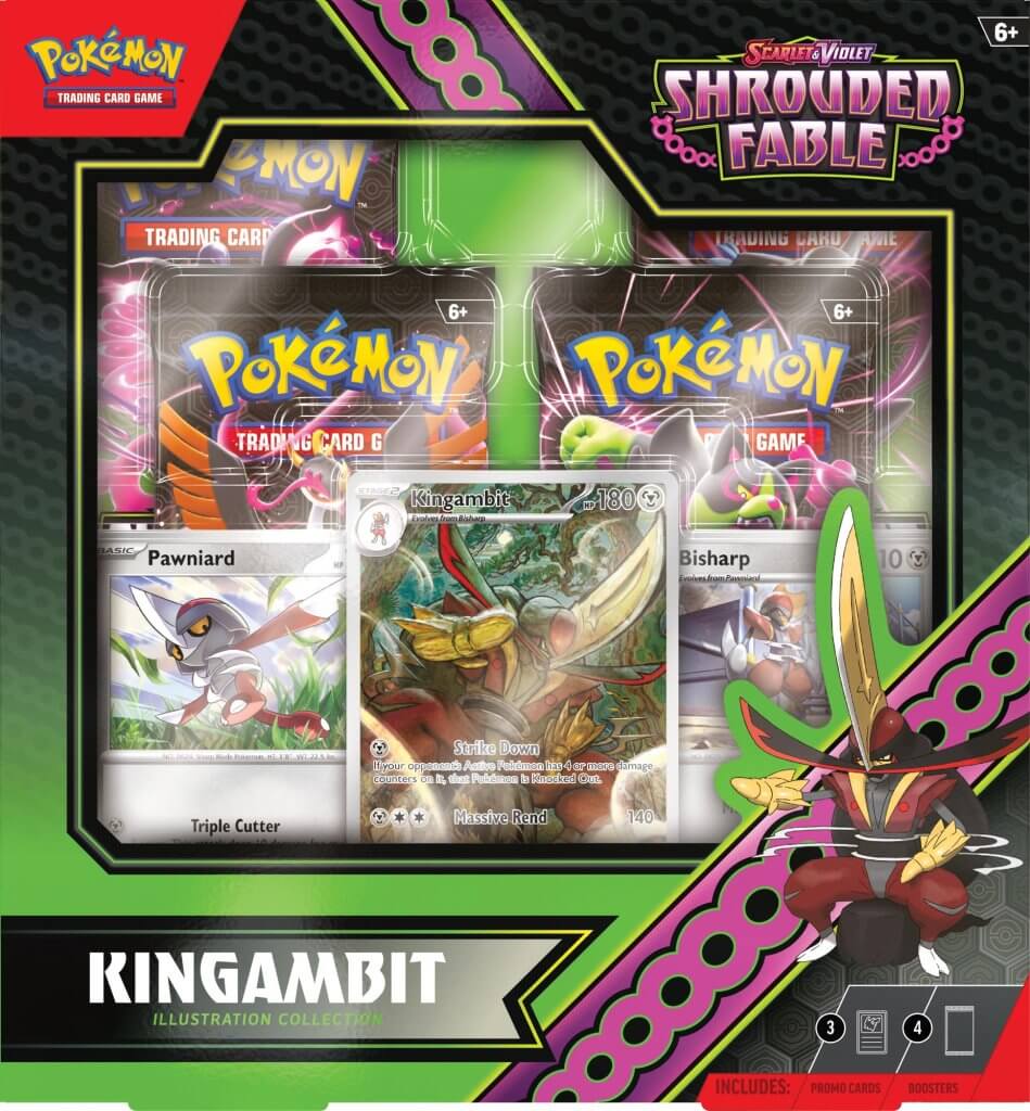 POKEMON TCG - Shrouded Fable Kingambit Illustration Collection