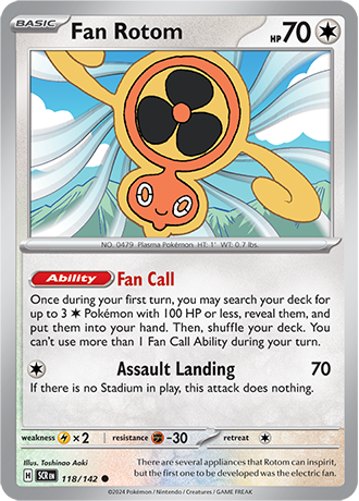 SV7-118 FAN ROTOM