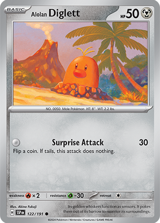 SV8-122 ALOLAN DIGLETT