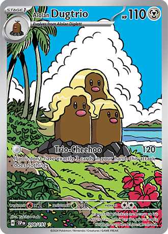 SV8-208 ALOLAN DUGTRIO