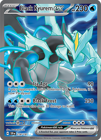 SV8-218 BLACK KYUREM EX