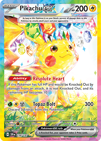 SV8-238 PIKACHU EX