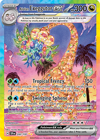 SV8-242 ALOLAN EXEGGUTOR EX